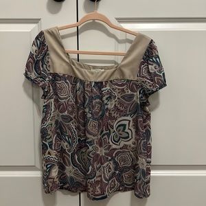 Loft square neck blouse
